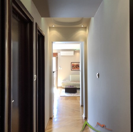 Spacious hallway in two bedroom apartment